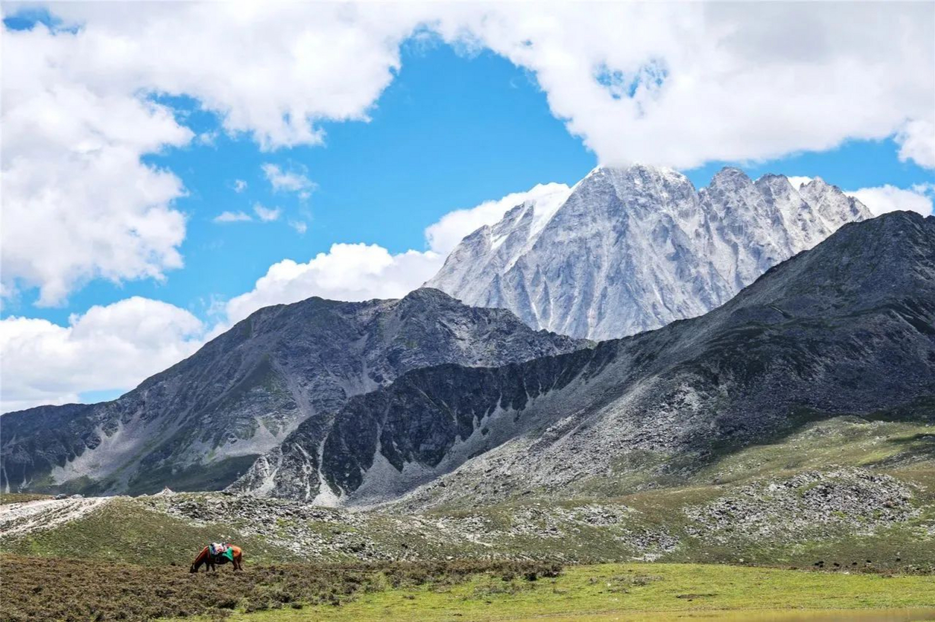 新龙红山景区:位于四川省甘孜州新龙县银多乡,与卡瓦洛日雪山交相