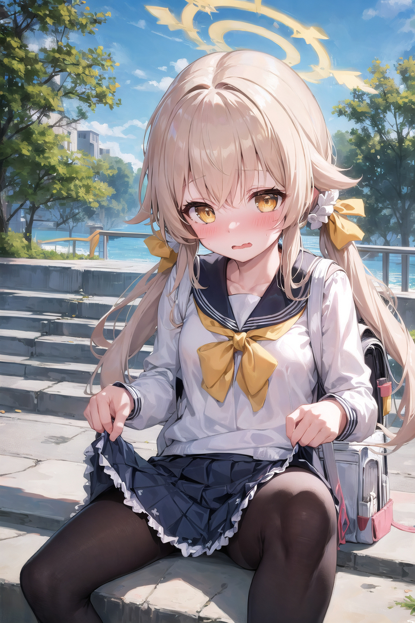 涩涩的阿慈谷[滑稽][滑稽]   #二次元美图# #碧蓝档案