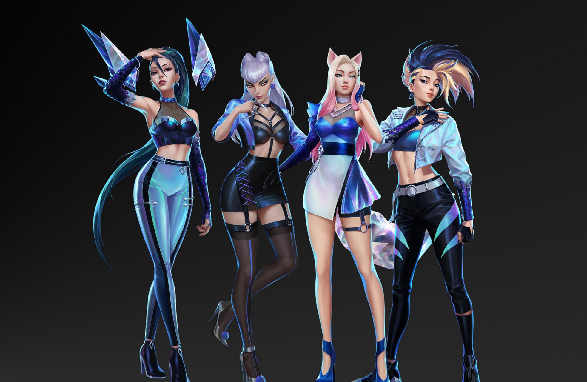 gif创作人# kda女团真的太飒了,在这里只想说一句:姐姐我可以.