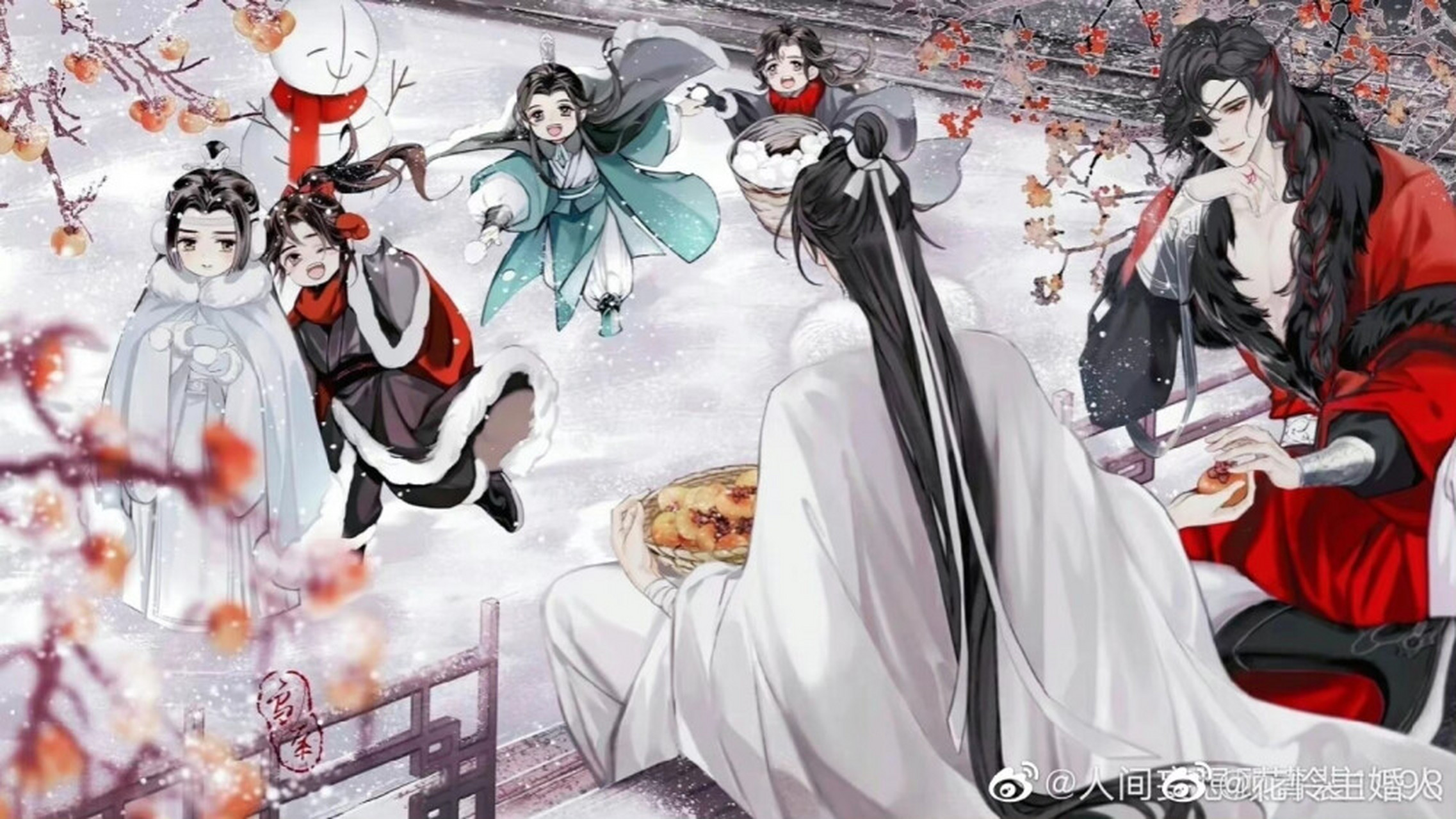 对不起,还有,谢谢你.——温情 绘师:魔道祖师 #古风壁纸