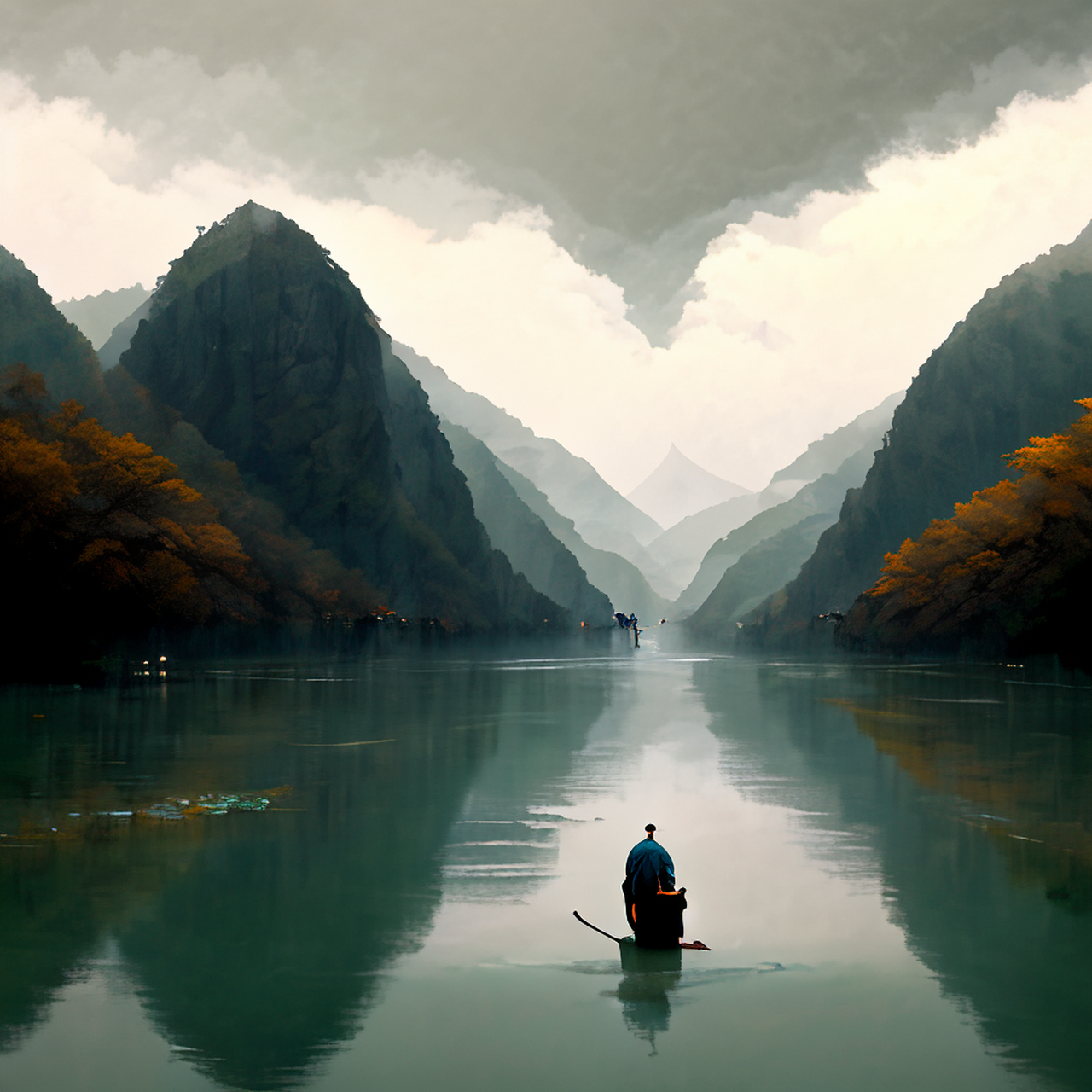 出门有碍何为者,徒风江湖老大身.