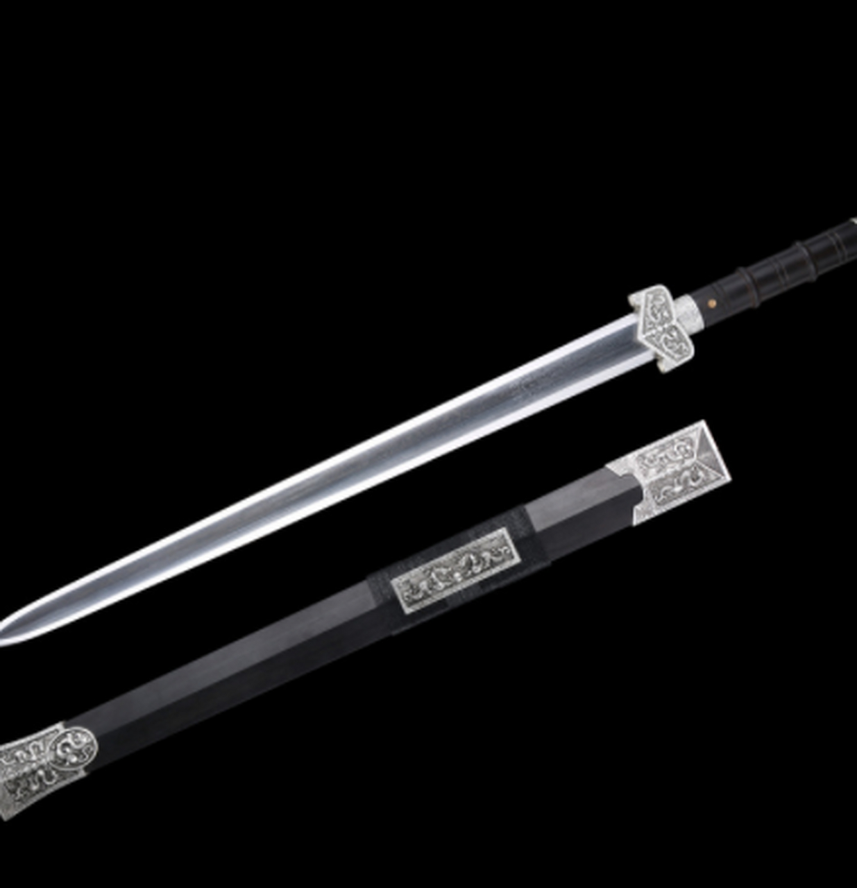 收藏# 龙泉市刀剑镇宅冷兵器传统手工锻打长剑