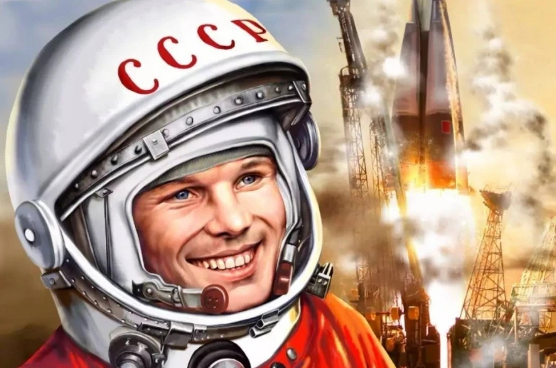 1961年4月12日,前苏联宇航员尤里·加加林乘坐"东方一号"宇宙飞船围绕