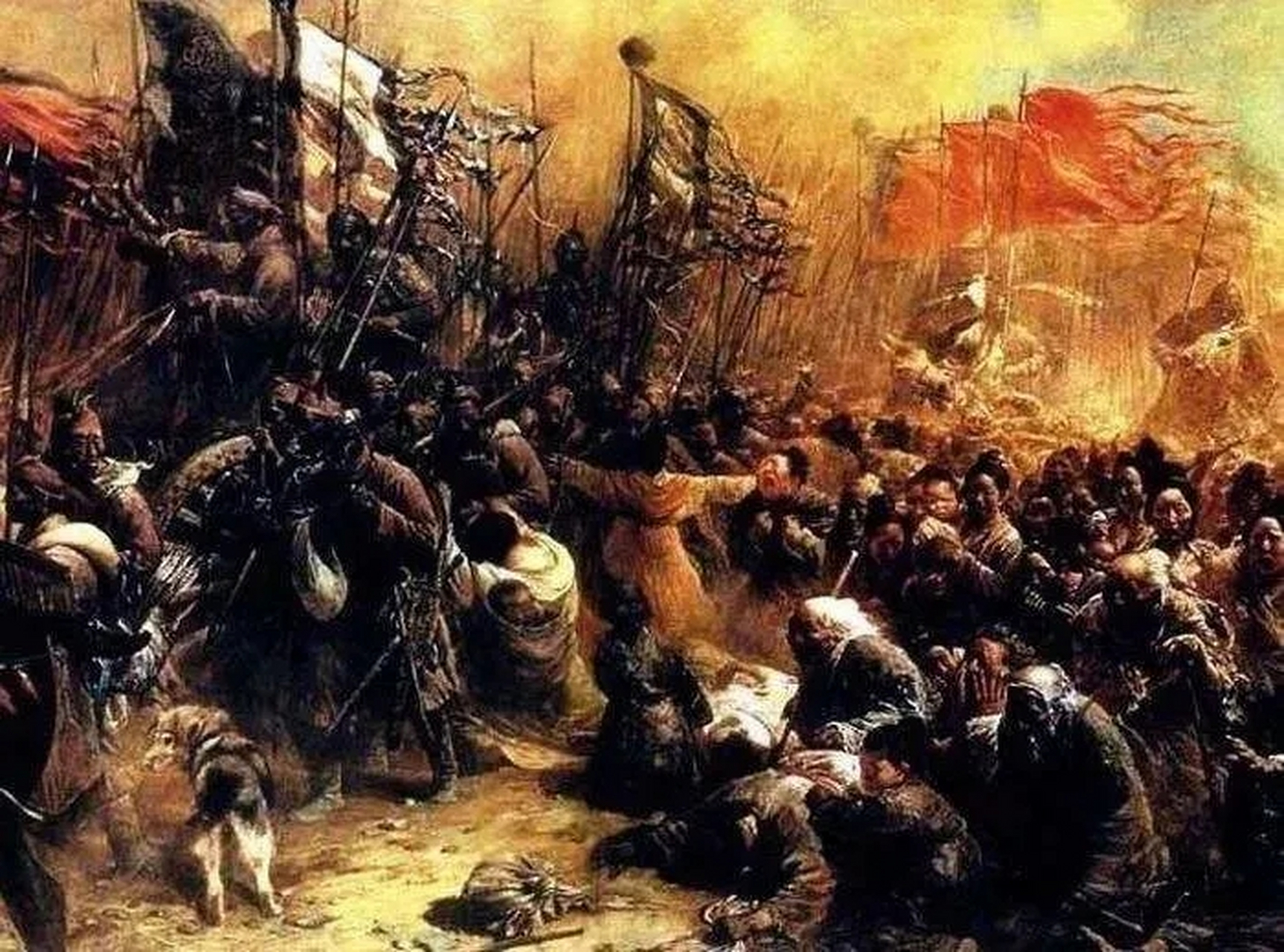 皇后行完牵羊礼便羞愤自杀 1126年靖康元年正月,金兵南下包围汴京,逼