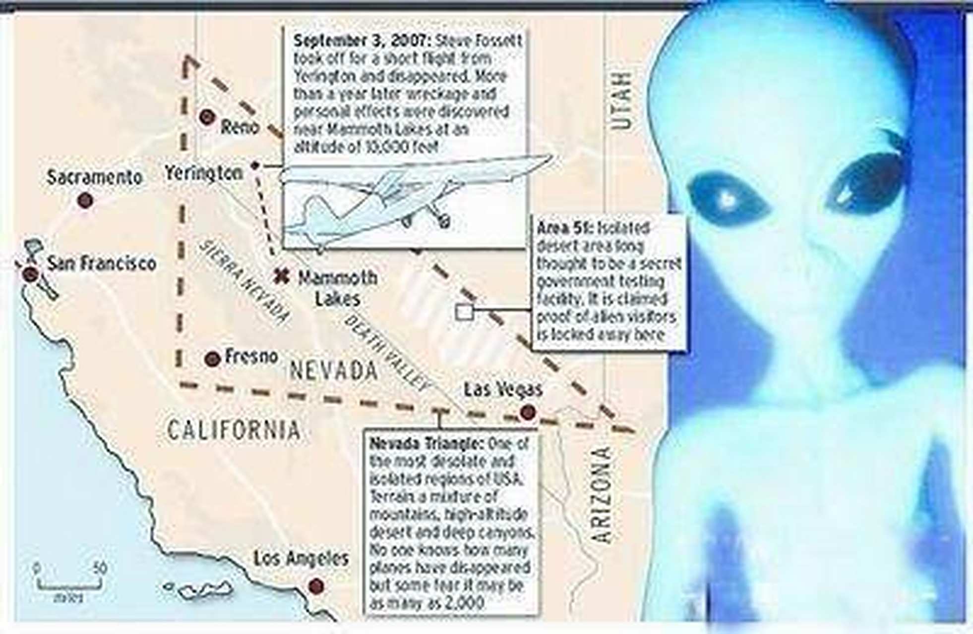 98内华达三角是指美国内华达州,犹他州和亚利桑那州交界处的一个
