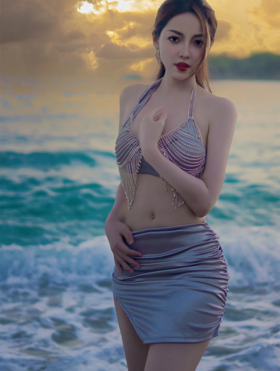 王钟瑶的性感照合集!明明是个优秀的台球裁判,却总是晒身材,目的何在?