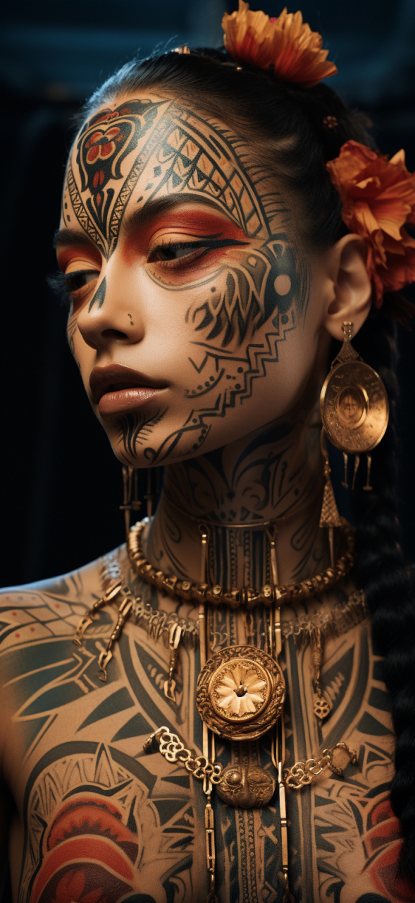 纹身纹到脸上,是为了酷还是为了美