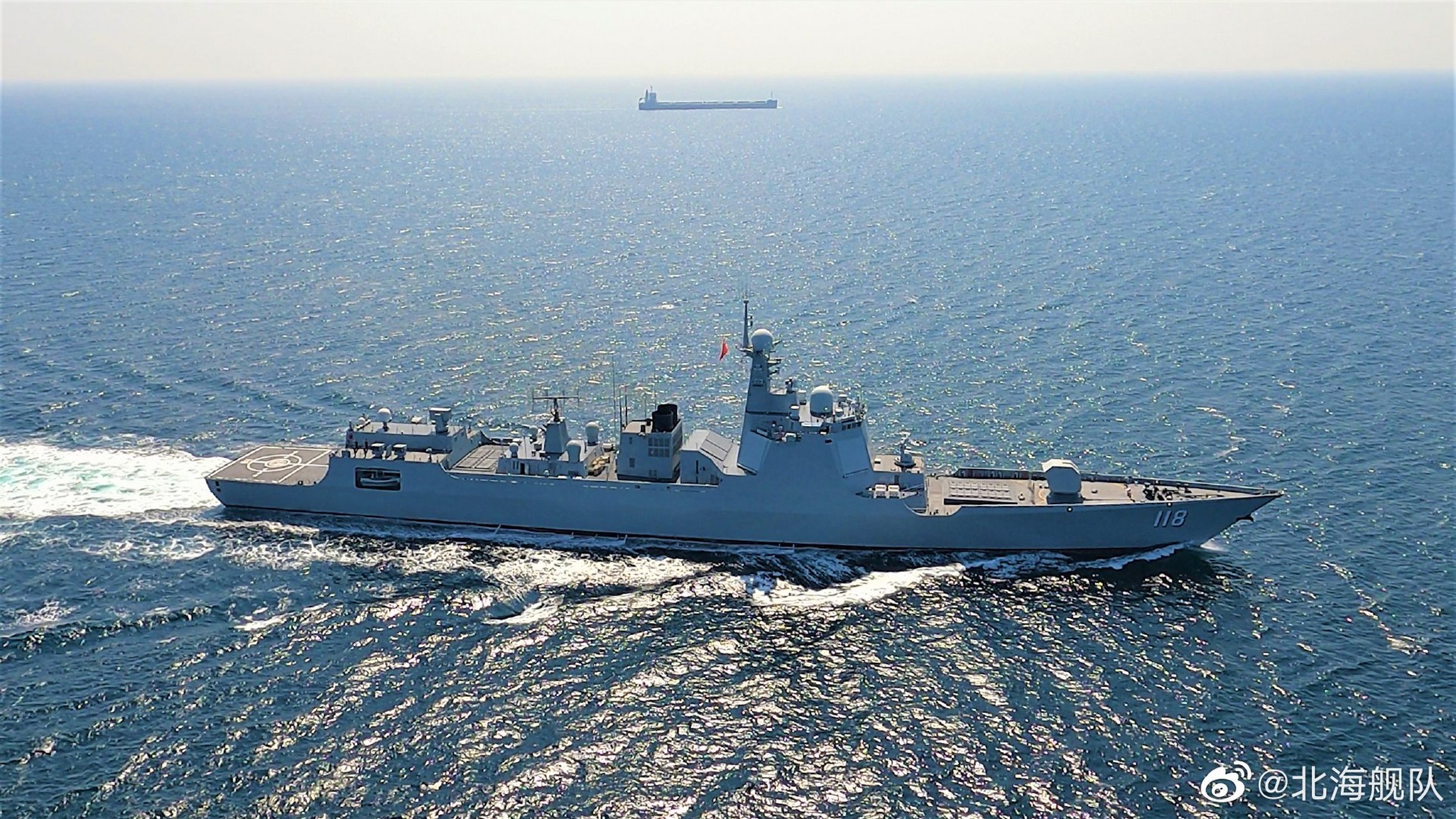 118"乌鲁木齐舰"应该是已服役的20艘052d驱逐舰中最"低调"的一艘了