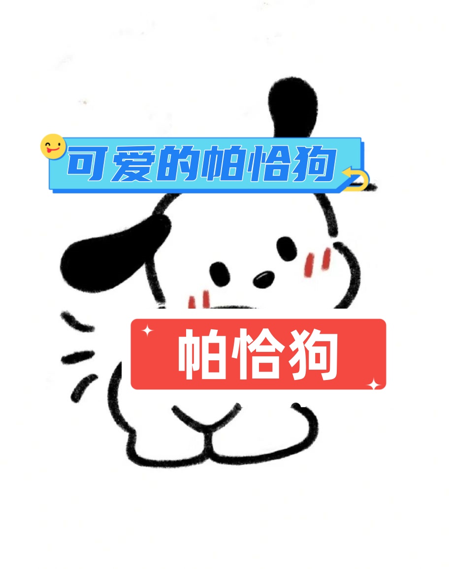 可爱的帕恰狗	 "世界上最可爱的帕恰狗来啦!
