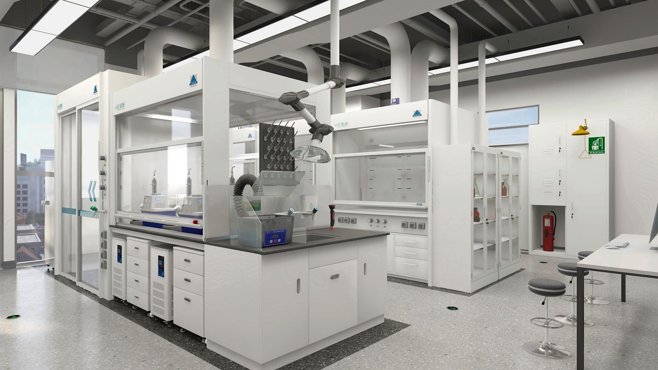 空气安全防护专家菲兰#  实验室中的研究项目通常都需要对微小的生物