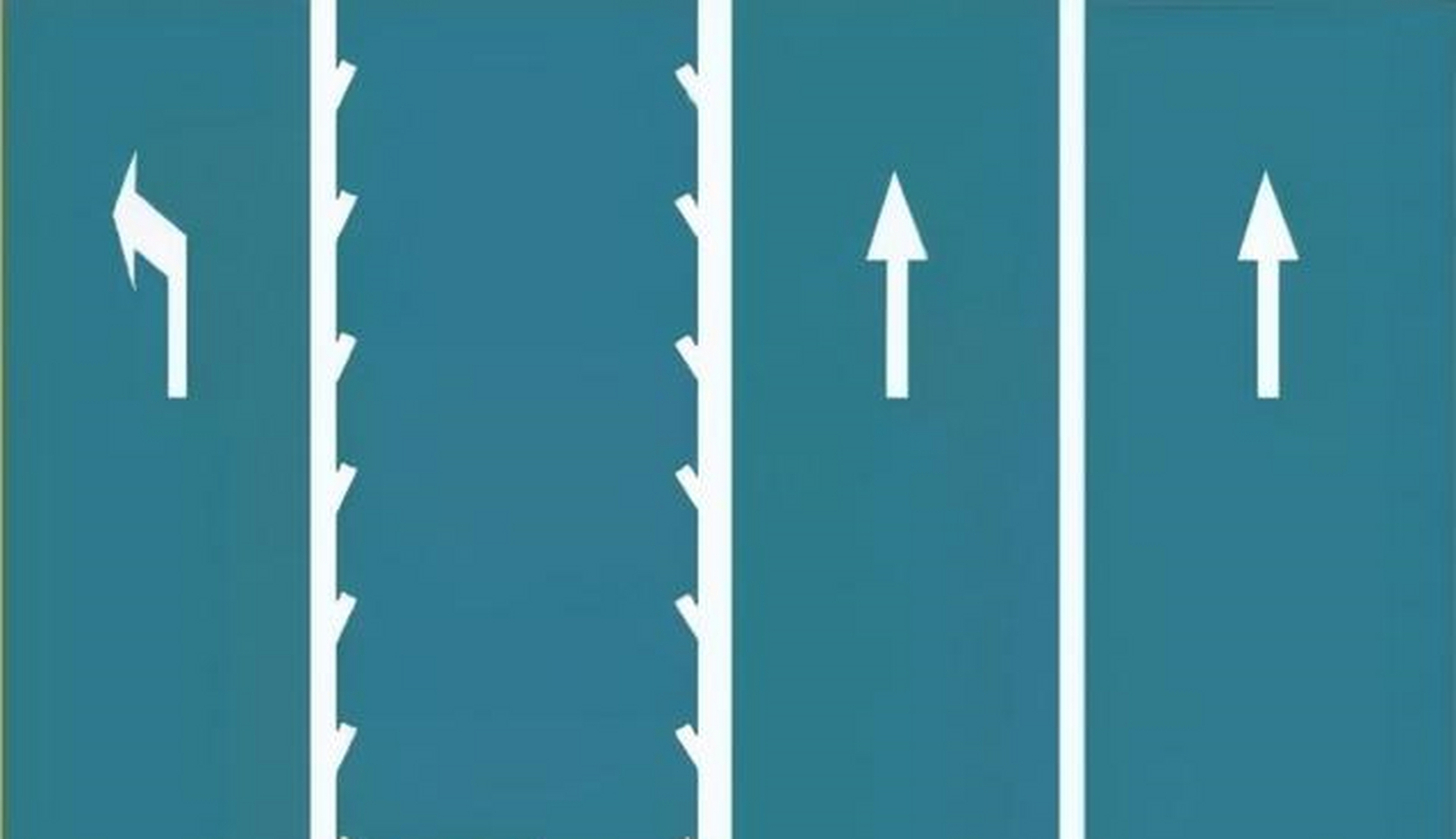 可变导向车道线与传统导向车道线不同,它在于一个"变"字!