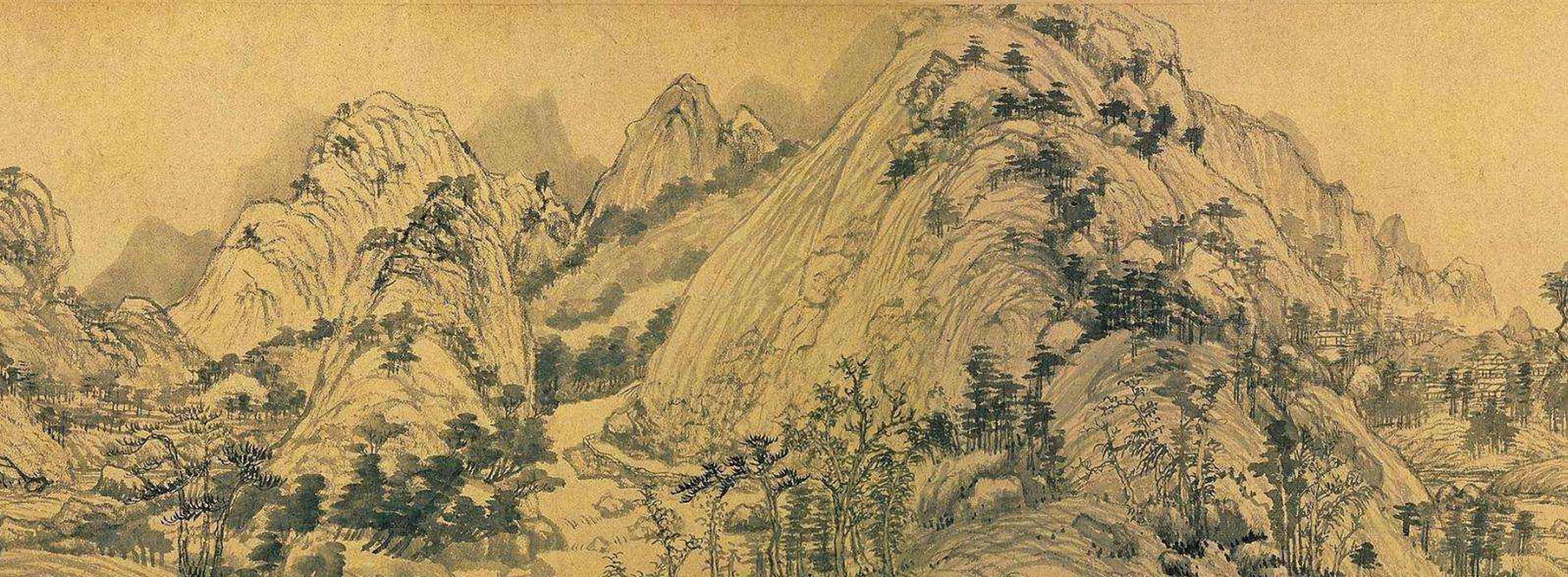 1650年,吴洪裕于弥留之际指着两幅传世名作《真草千字文》和《富春山