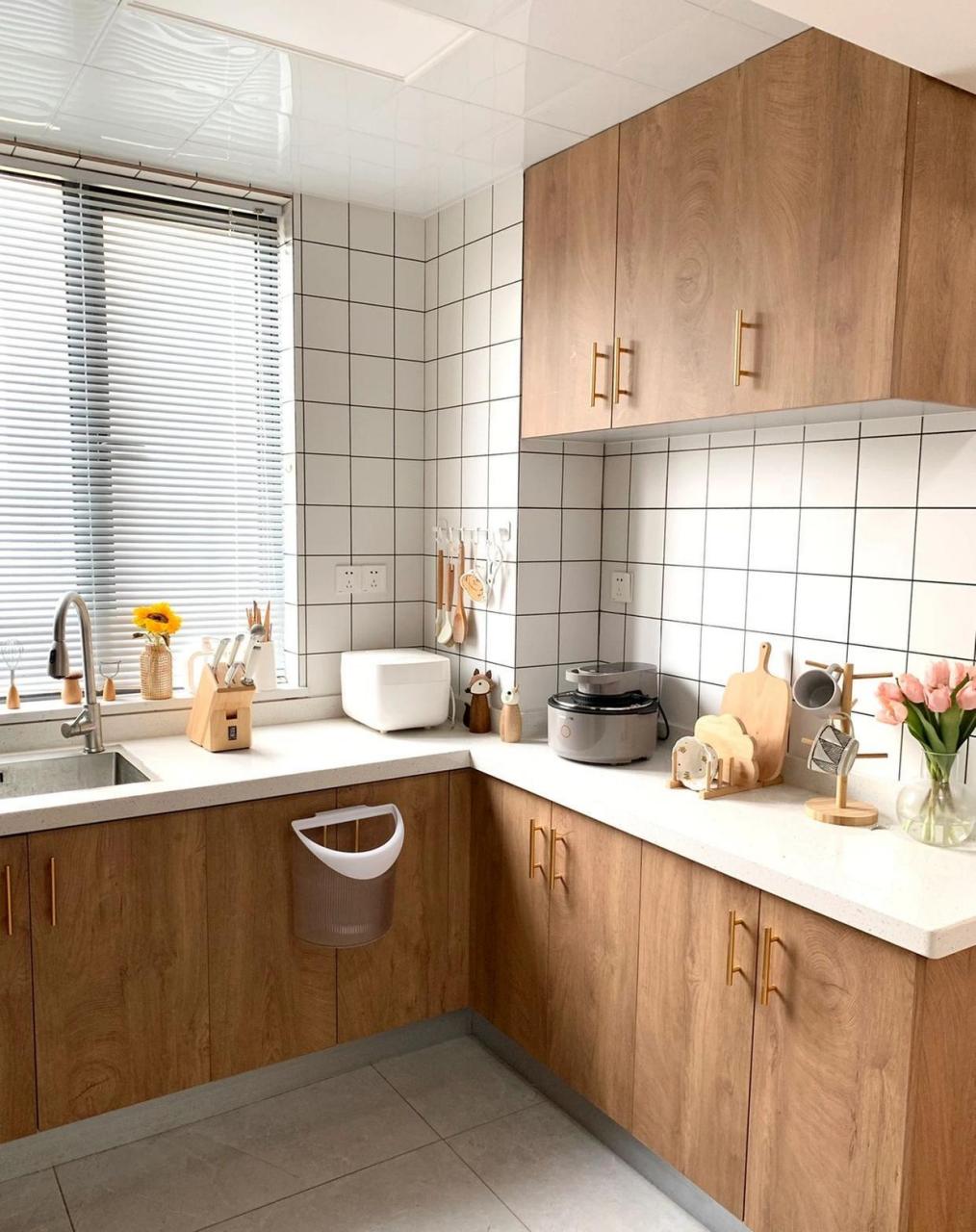 日系u型厨房|厨房虽小,却填满着幸福感[饺子][饺子] 日系一直是我的