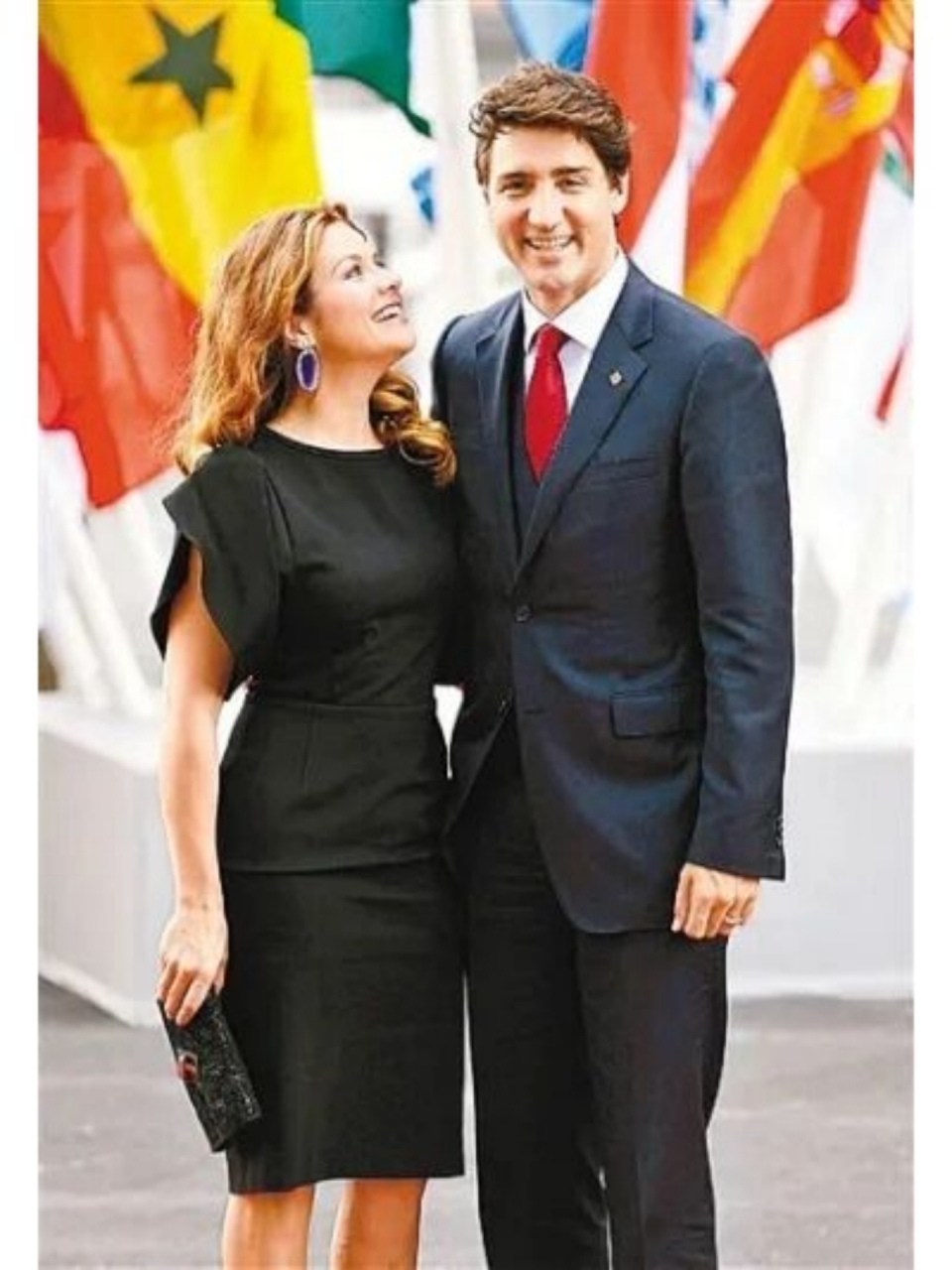 第一夫人穿搭拿大苏菲的裙装造型  今天是加拿大总理特鲁多的夫人苏菲