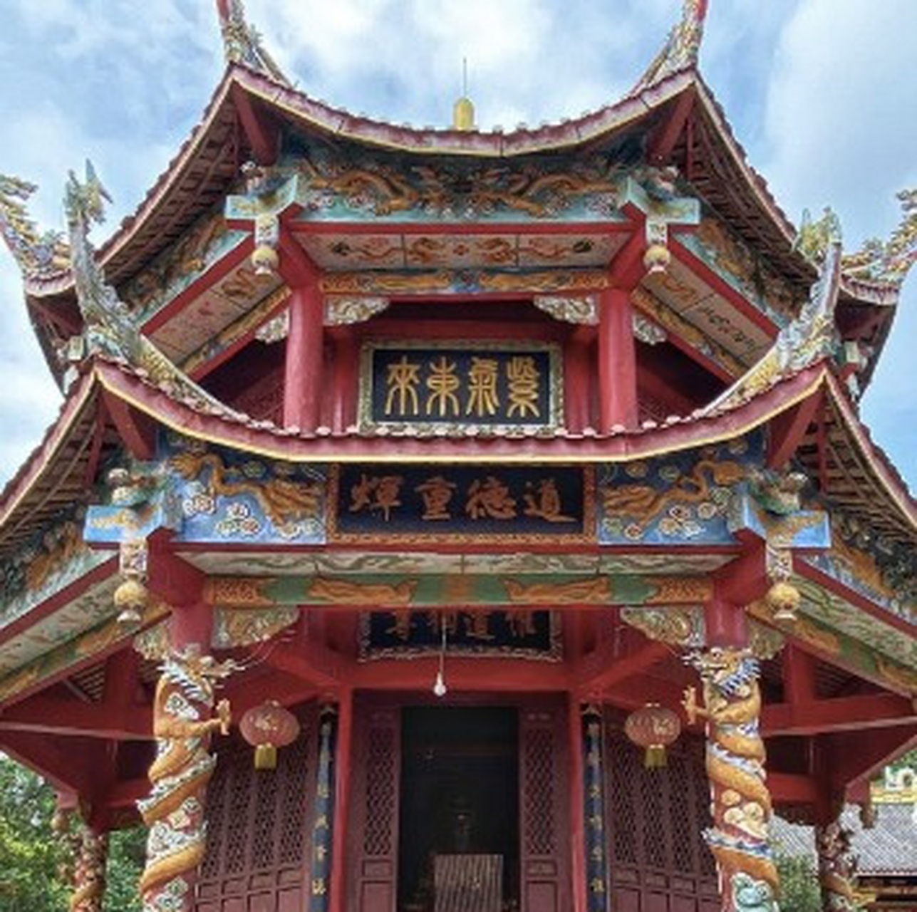 玉皇观规模可观,据悉建地房屋面积有四千多平方米,是简阳所有道观中最