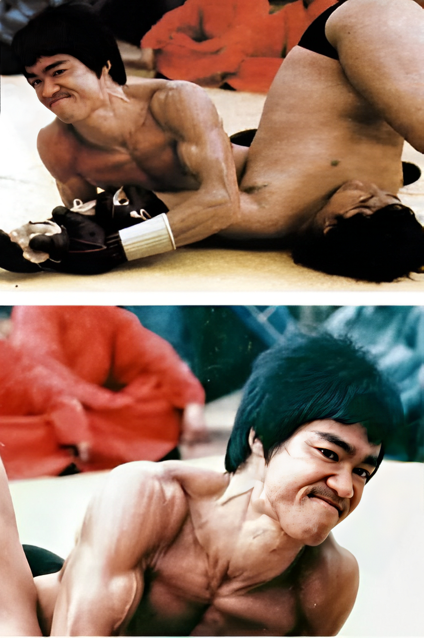 真正的硬汉,都有的特点是脖子粗,看看泰森的脖子和李小龙的脖子就知道