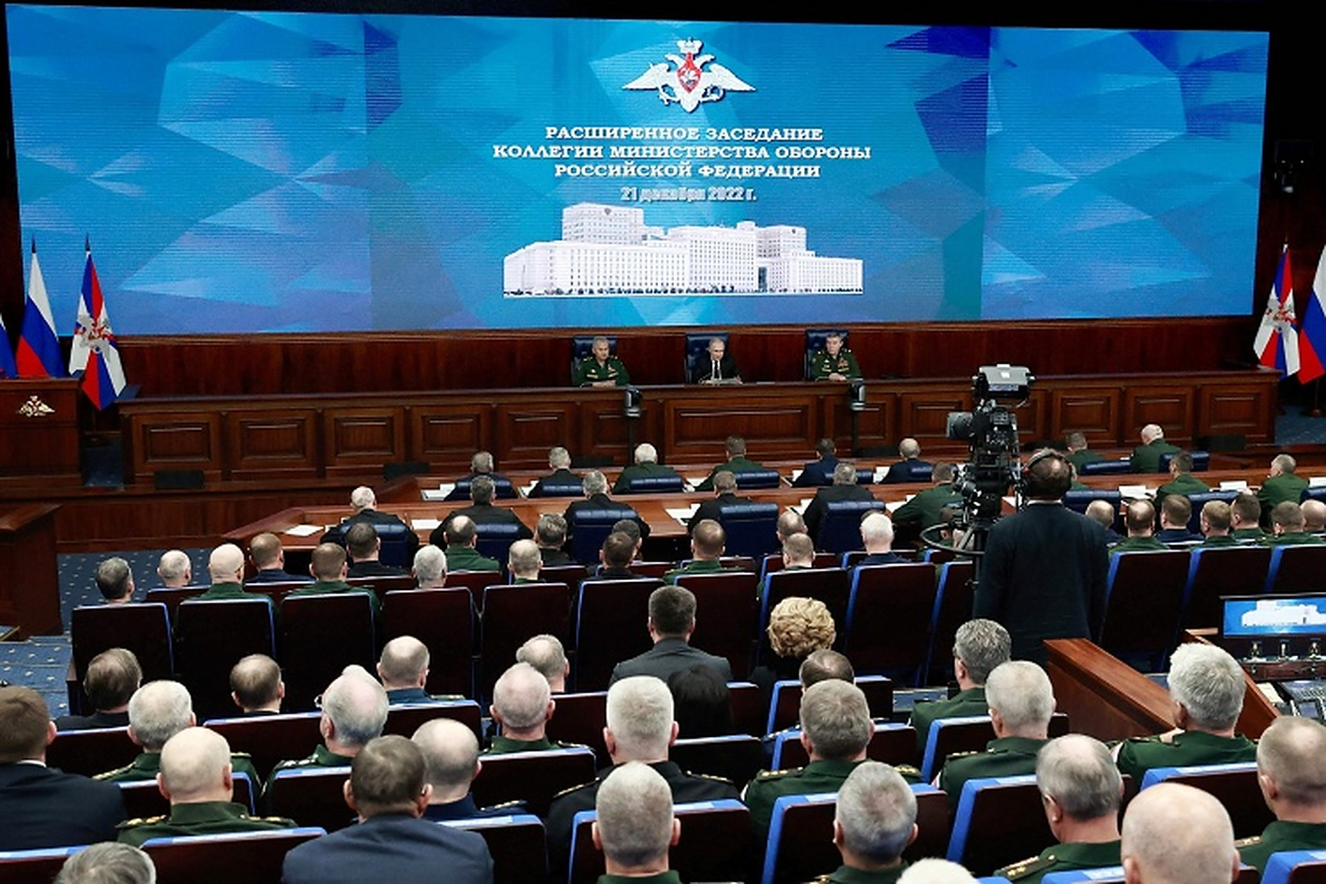 俄罗斯加强核战备 俄罗斯总统 vladimir putin 在国防部委员会扩大