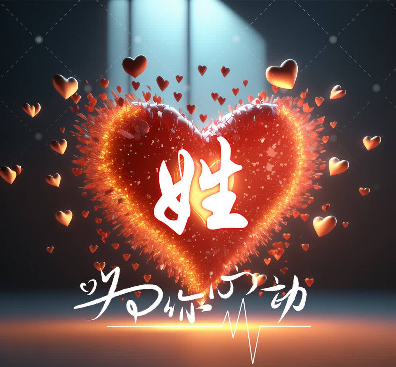 精美姓氏头像来了,我喜欢你,我眼里只有你,春风不如你,我爱的就是你