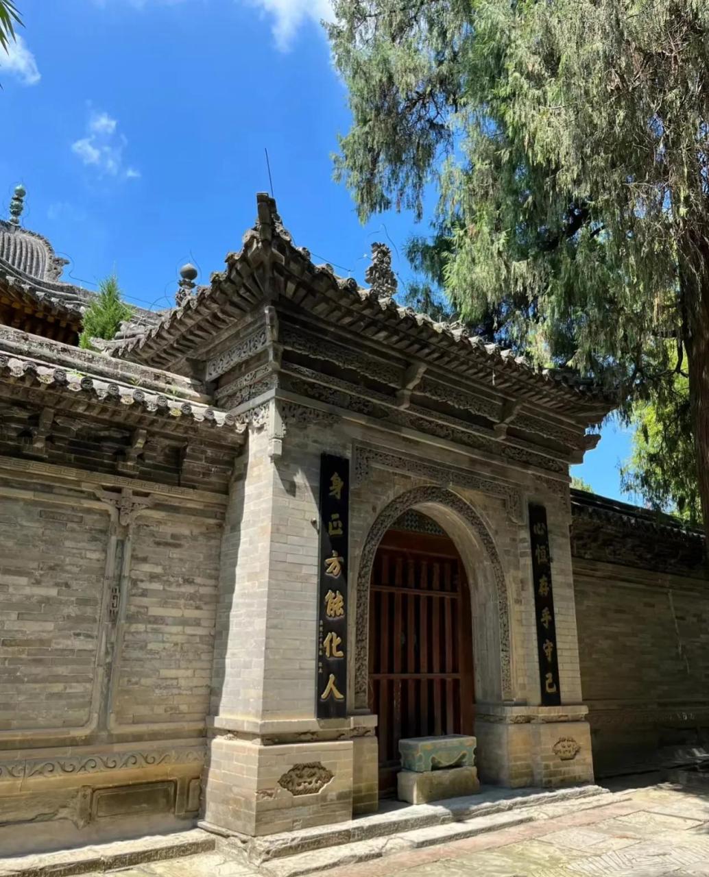 巴巴寺|阆中始建于清康熙28年,久照亭大殿为巴巴寺的中心建筑,高大