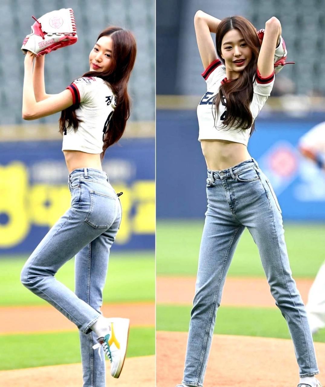 张元英的身材简直是妖精般的.