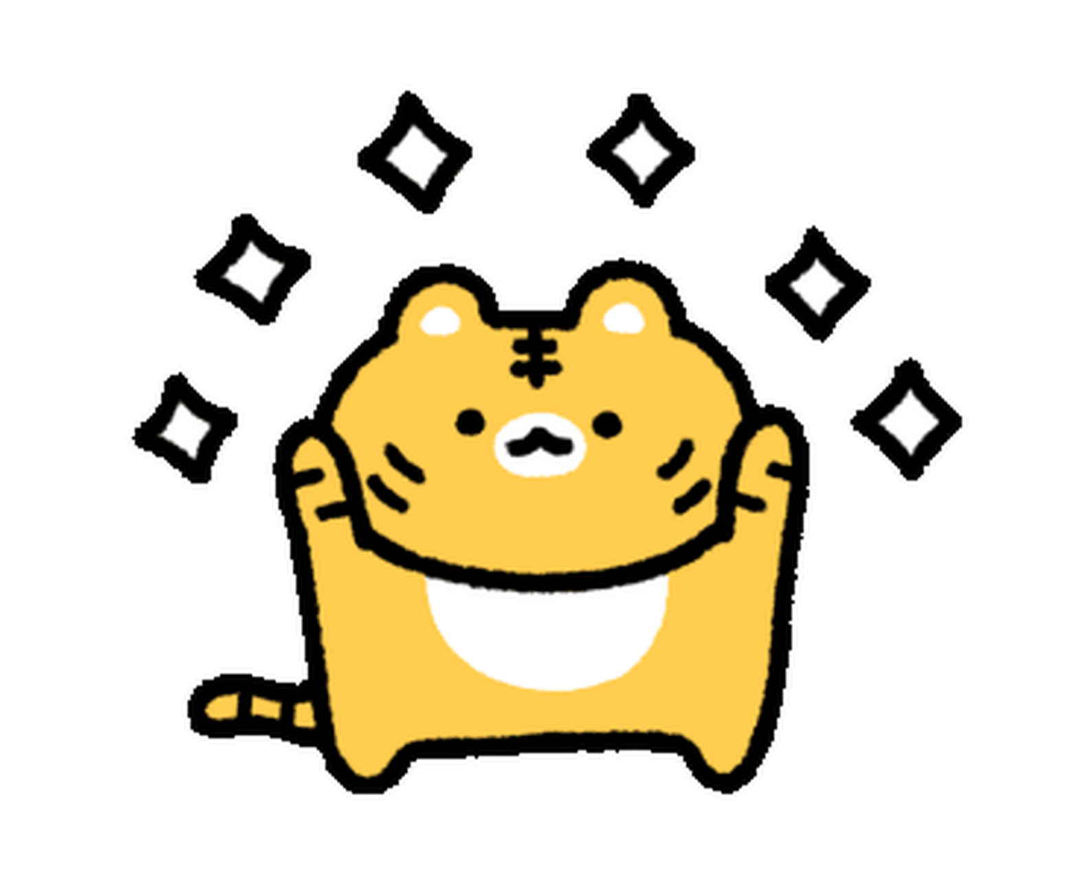 可爱小老虎表情包2.