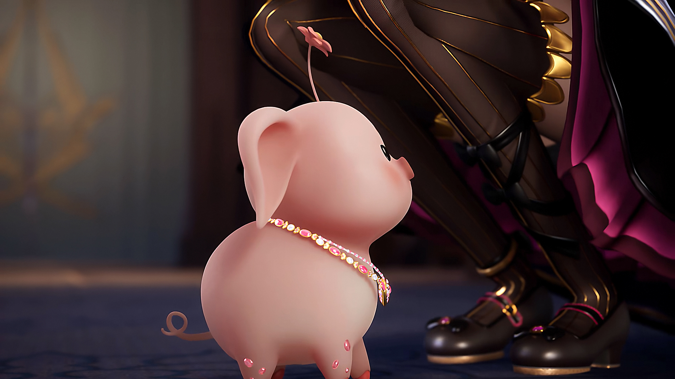 国漫萌宠|《神印王座》镜像宝神猪"麦兜"高清壁纸电脑/手机壁纸