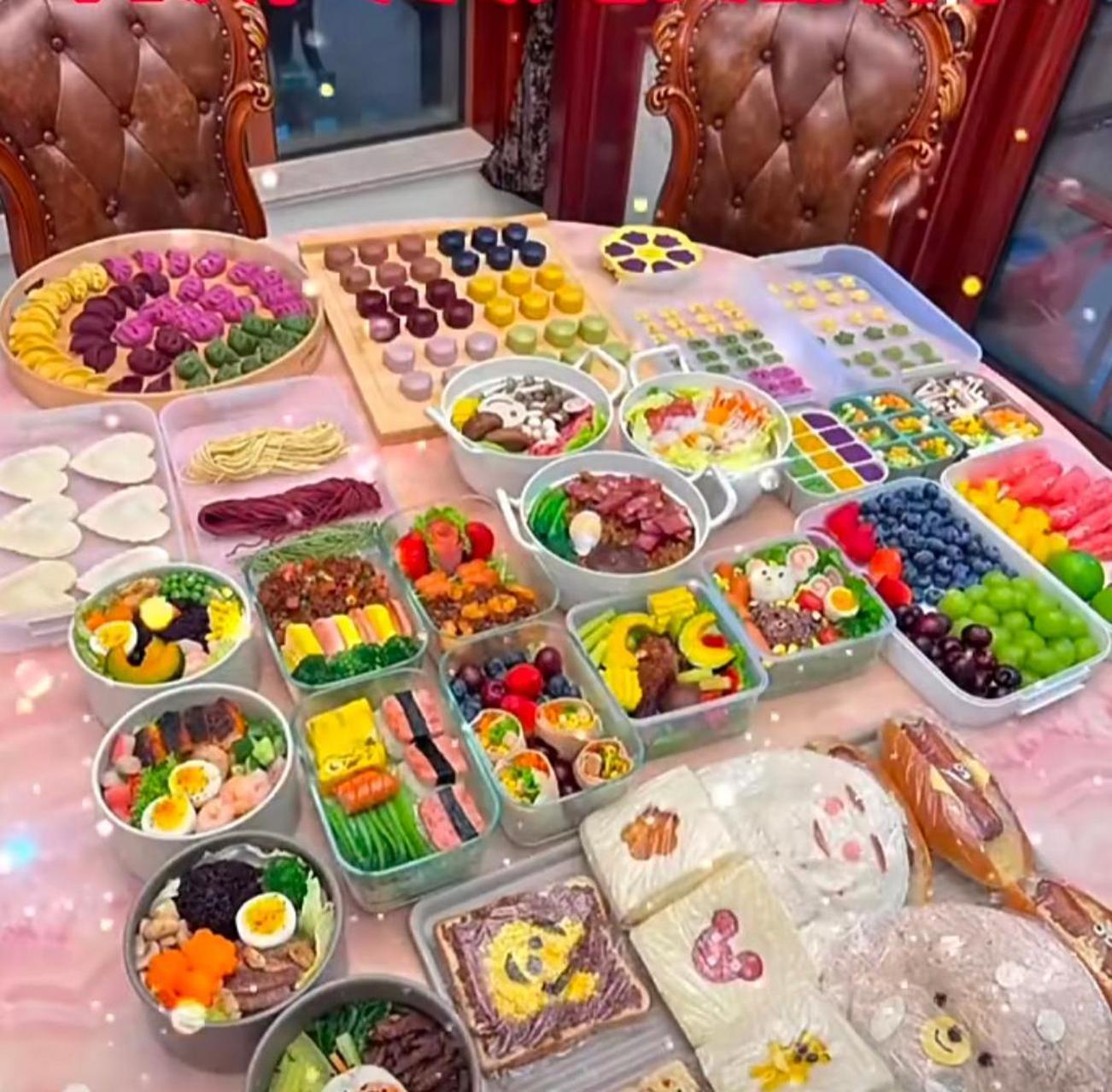 网友:老公出差,做了满满一桌子菜. #搞笑趣味图