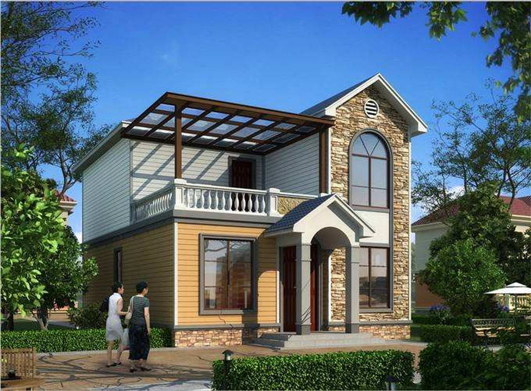 轻钢别墅,又被称为轻钢结构房屋,其主要材料是由热镀锌铝钢带经冷轧