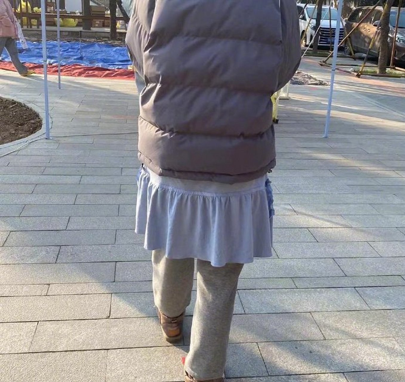 当代大学生核酸检测穿搭,引领新潮流#趣图搞笑# #搞笑