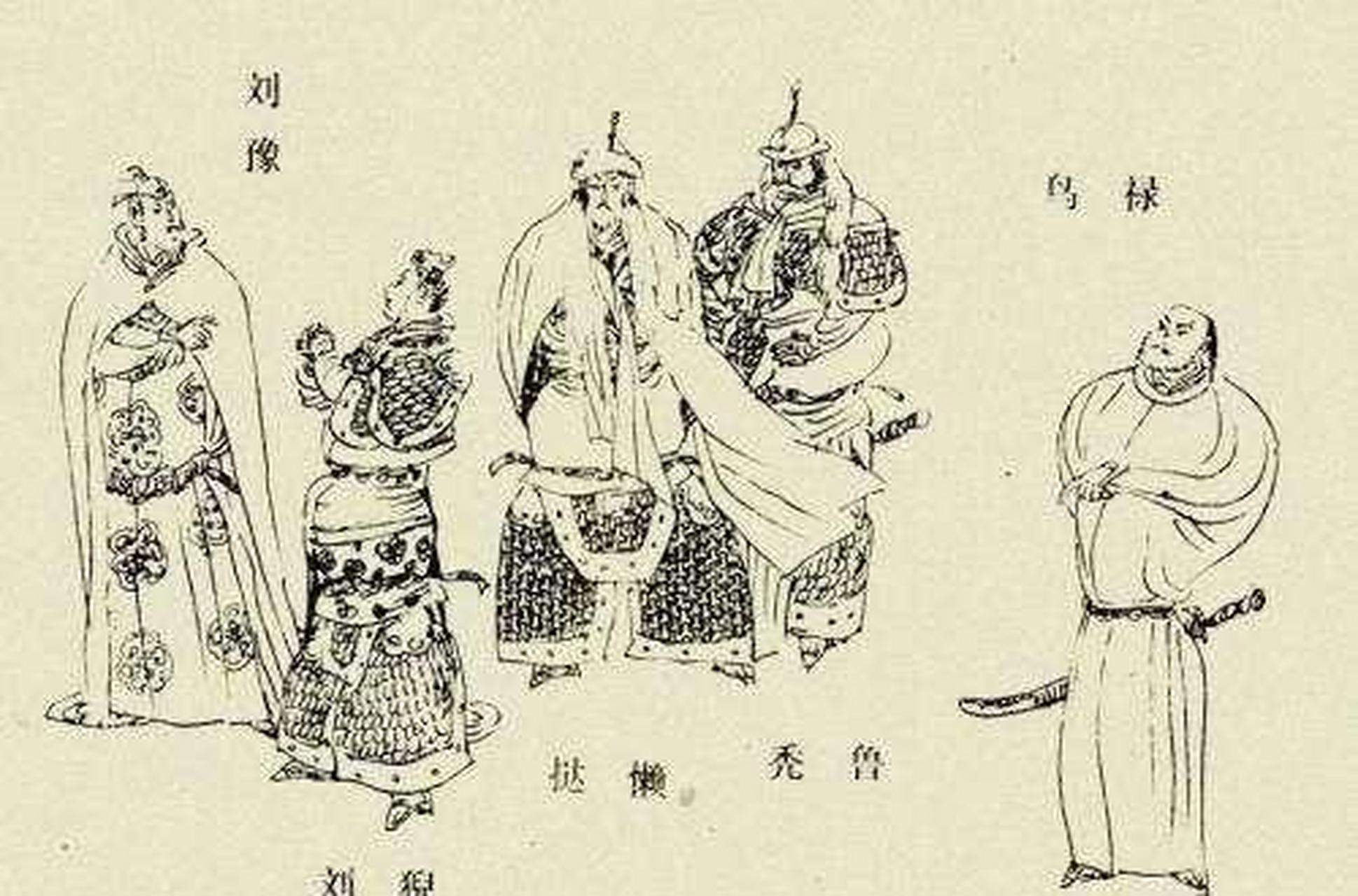 刘豫原来在宋朝任济南知府,后降金朝,受命管辖山东河南地区.