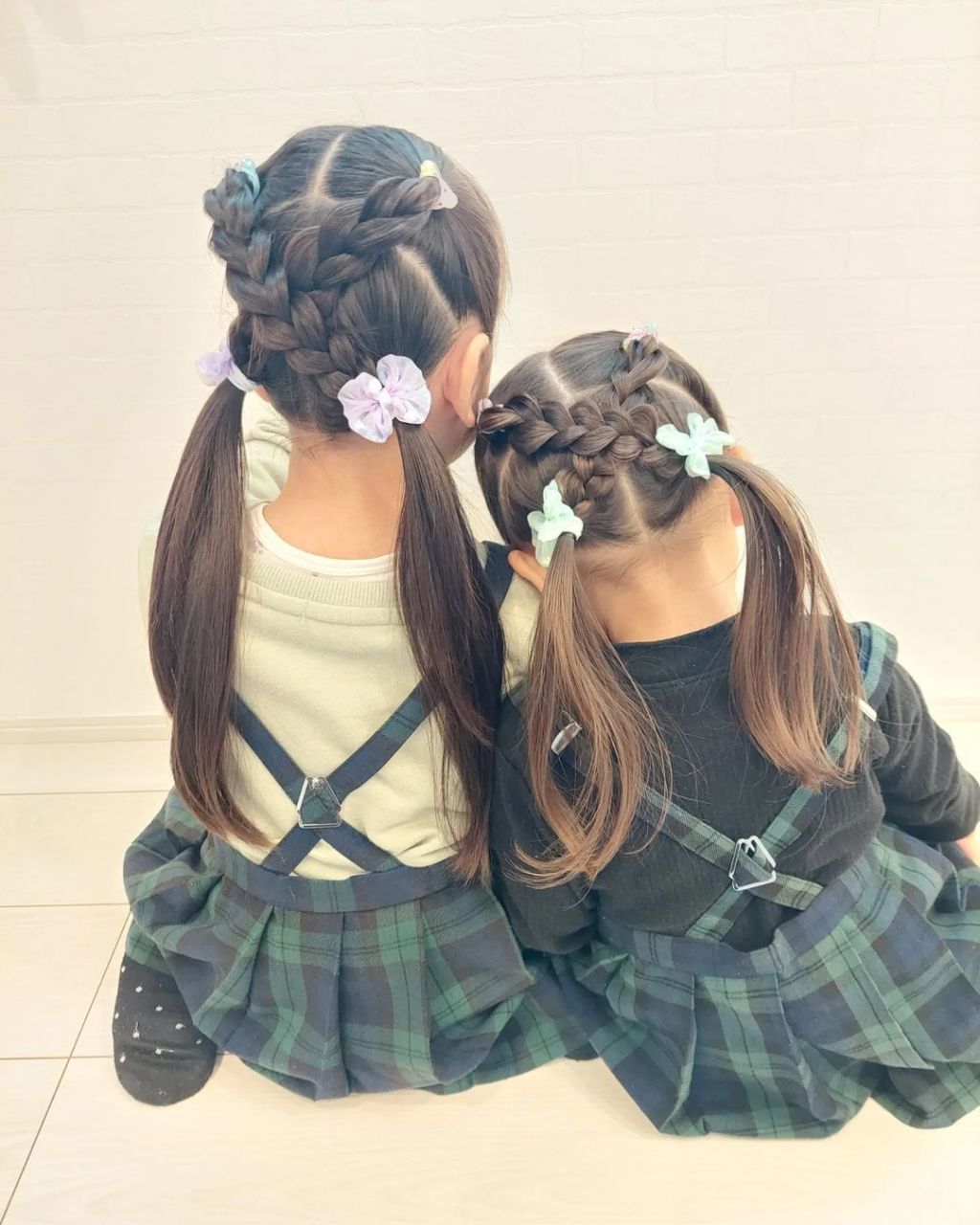 慢动作可爱儿童扎发教程来了,简单百搭还好看,大童小童都能扎