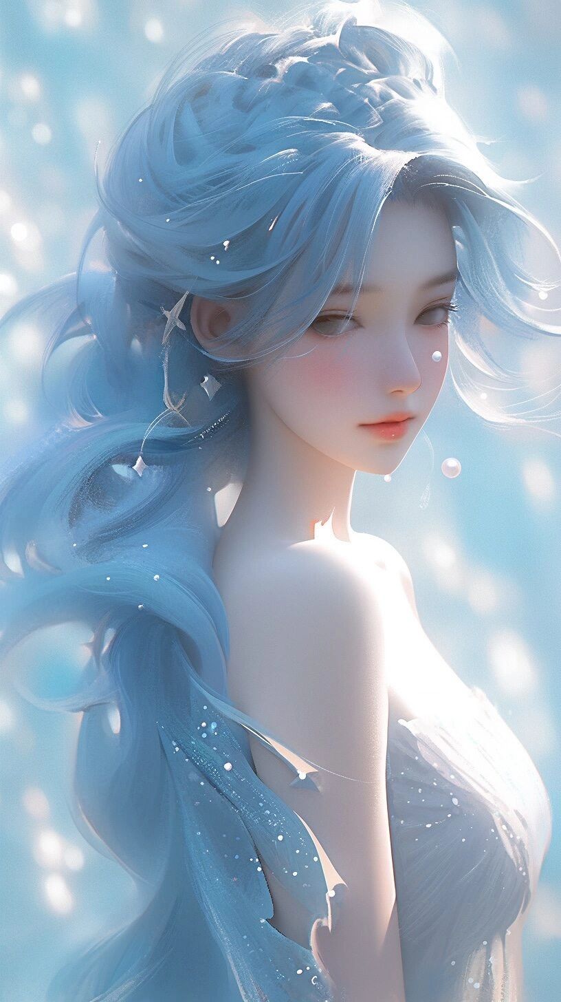 美人鱼插画分享