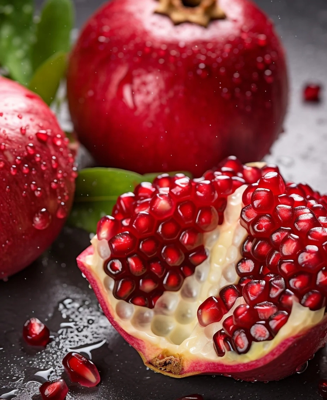 软籽石榴,又名"冰糖石榴",是石榴的一种,以其果仁柔软,甜度高且无籽的