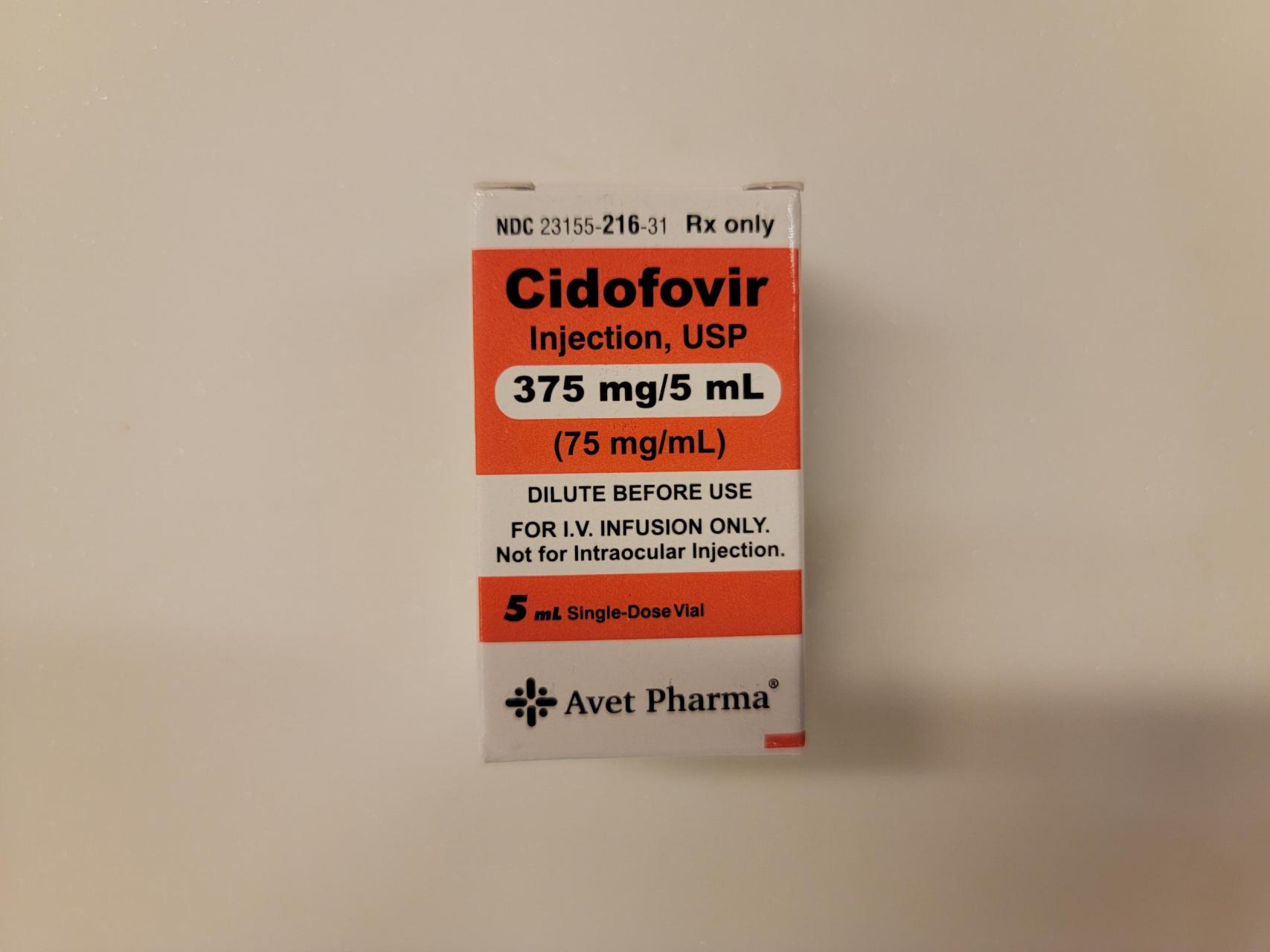 巨细胞病毒药物西多福韦 西多福韦(cidofovir,cdv)是一种具有广泛抗