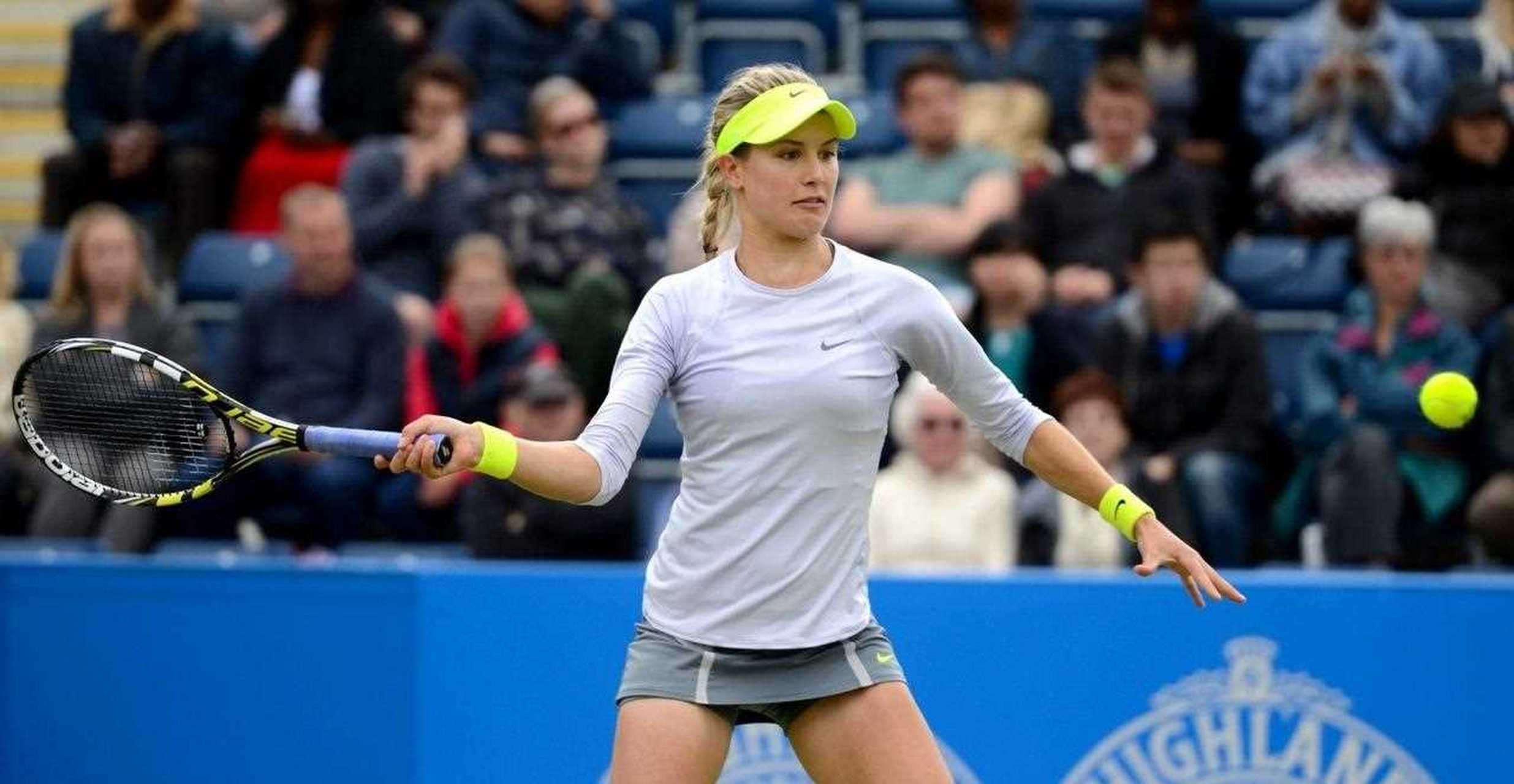 堪称超模级别的加拿大网球女神尤金妮·布沙尔(eugenie bouchard)