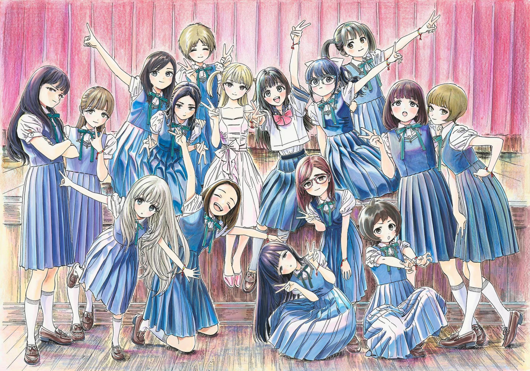二次元# 《明日酱的水手服》纪念绘