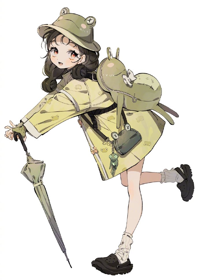 可爱的少女线稿 动漫插画参考 mormormorp #插画# #动漫插画