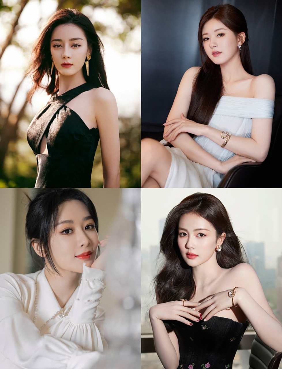 新四位顶级女明星:迪丽热巴,杨紫,赵露思,白鹿.