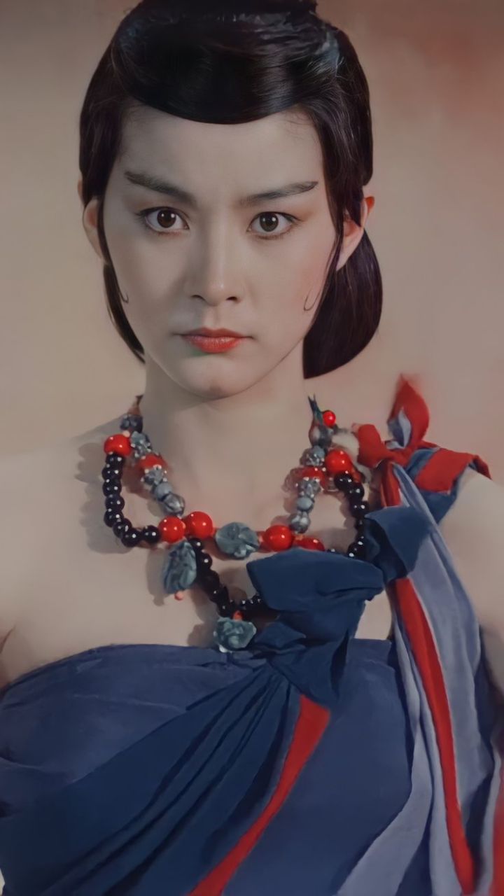 林青霞拍摄《新蜀山剑侠》的剧照.