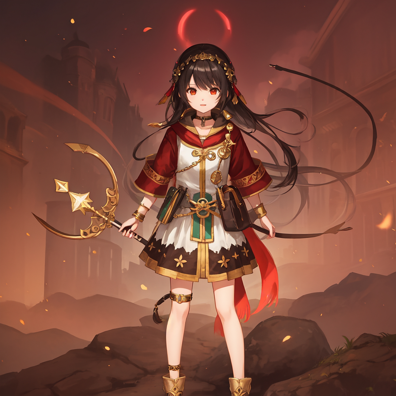 67我这一次画的原神安柏咋样啊?#原神# #安柏