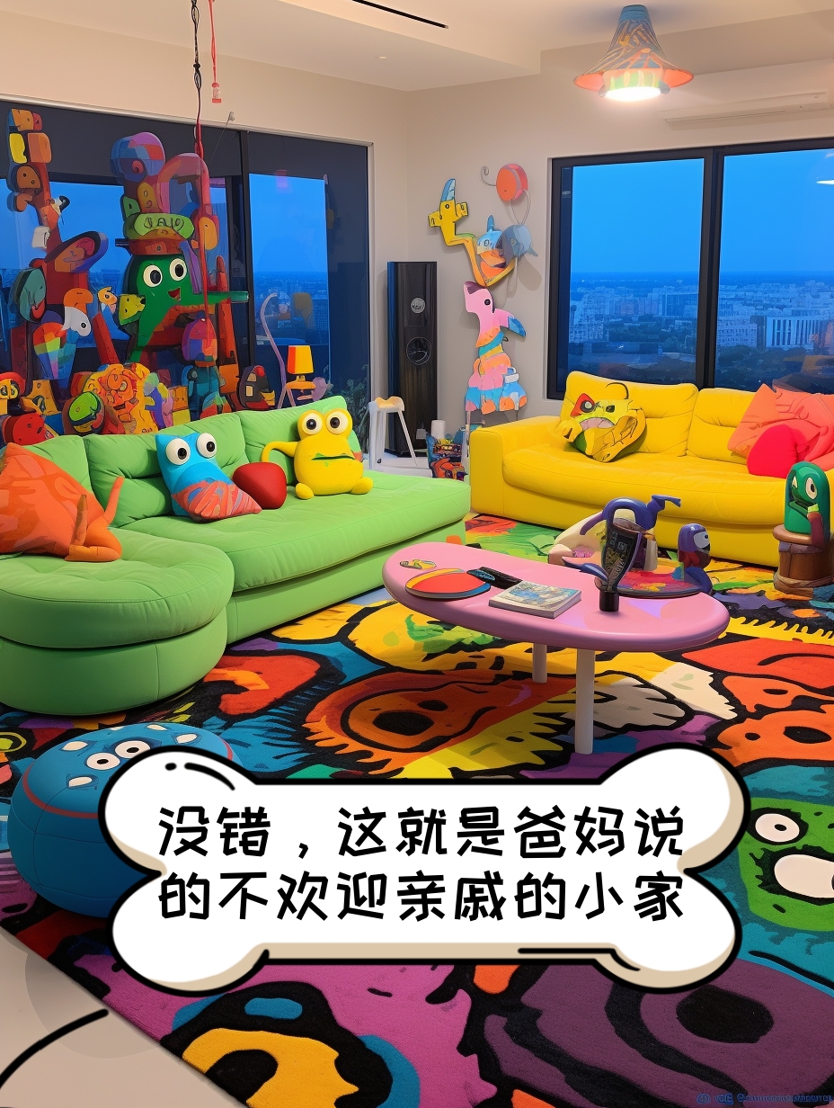 没错,这就是爸妈说的不欢迎亲戚的小家