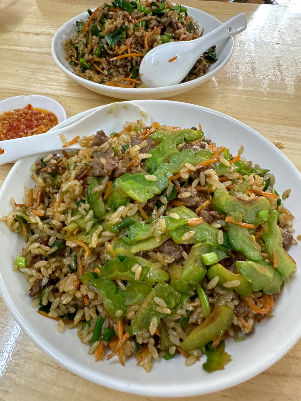 深圳这个苦瓜炒饭!好好吃啊!