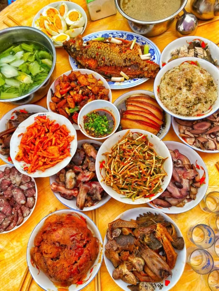 最爱吃的酒席永远是四川农村坝坝席,20荤菜5素菜1个