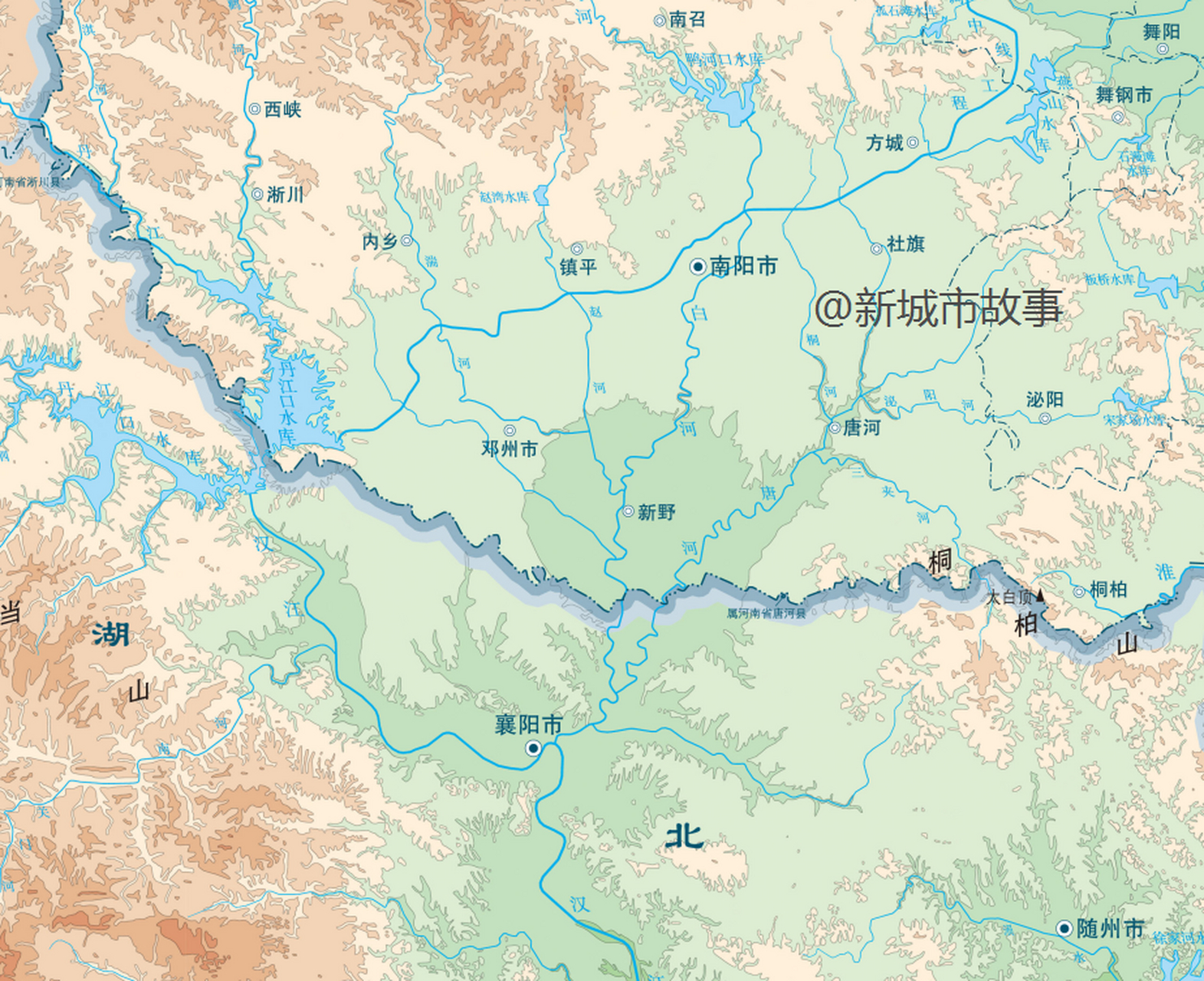 南襄盆地的确是培育战略都市的天选之地,无论是战略区位,水源地理
