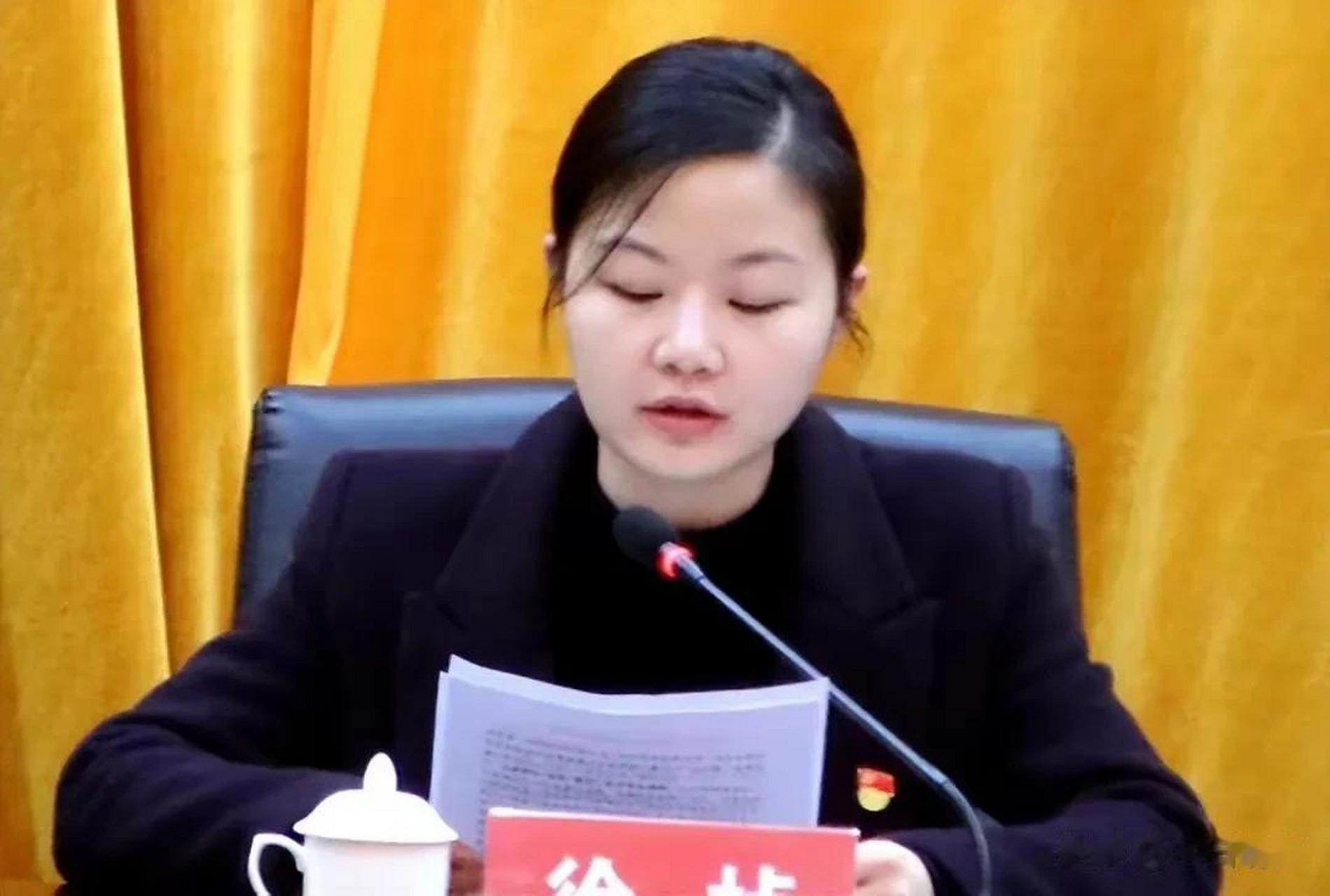 湖南安乡县县长徐桢,360度无死角美女,女县长颜值天花板!