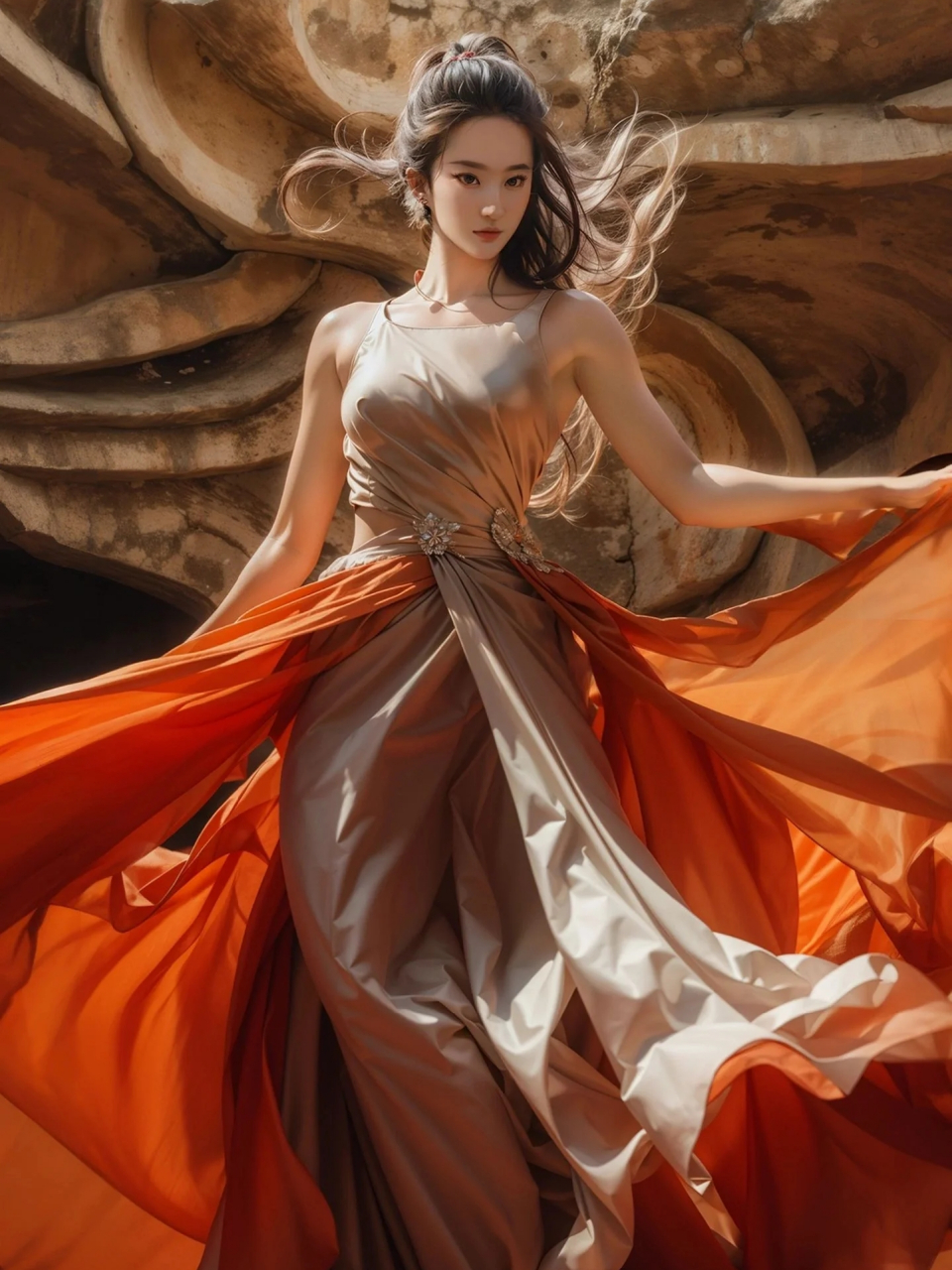 刘亦菲ai画像,妥妥电影感  美到令人窒息 ai创作太有趣了,艺术感满满