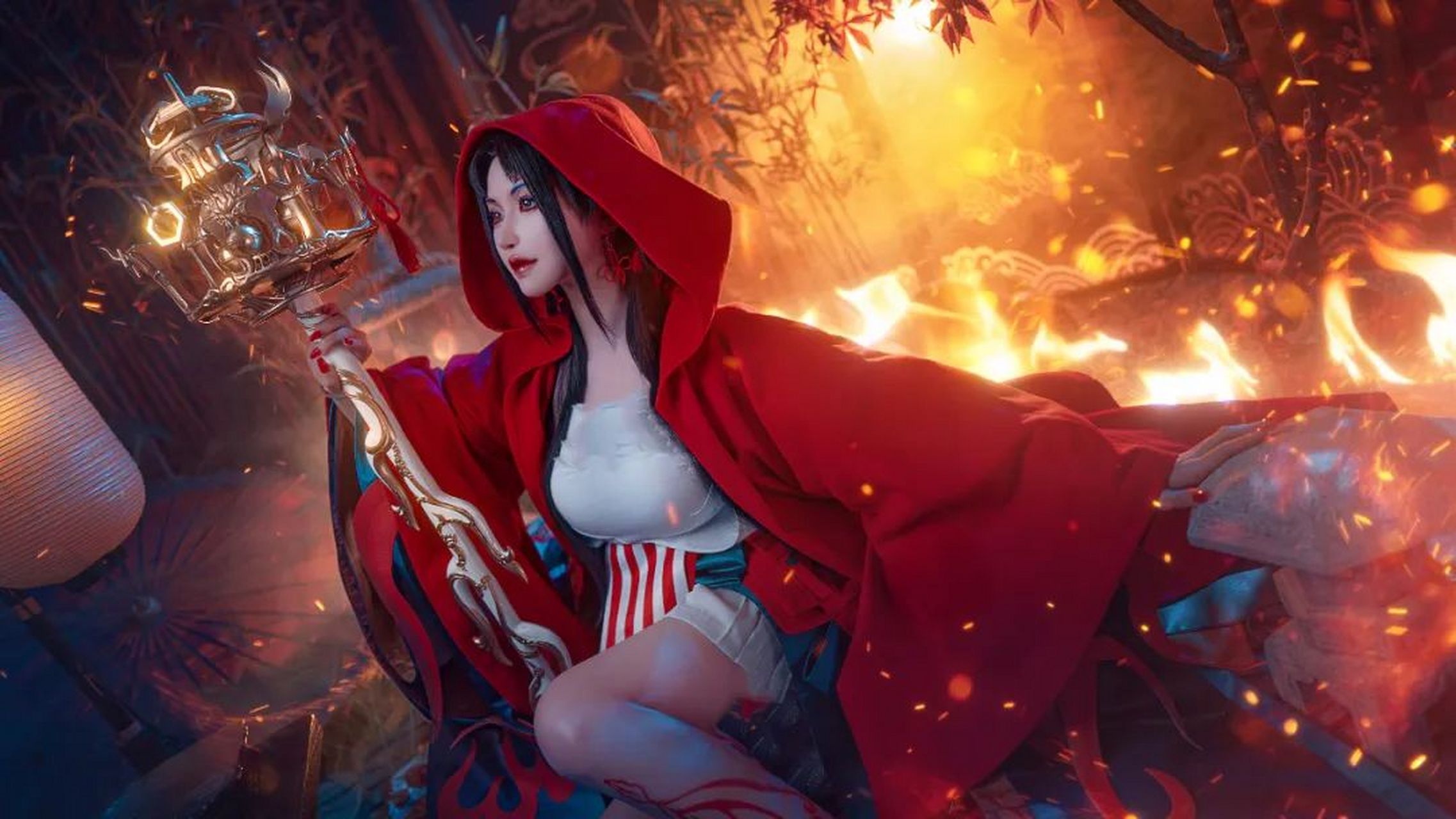 《阴阳师手游 铃彦姬》-cosplay #cosplay# #二次元cosplay