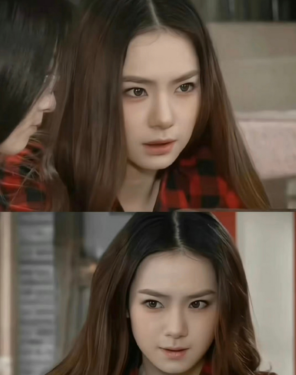 刚出道时的戚薇颜值好能打,清纯小白花却又有着不服输的眼神.