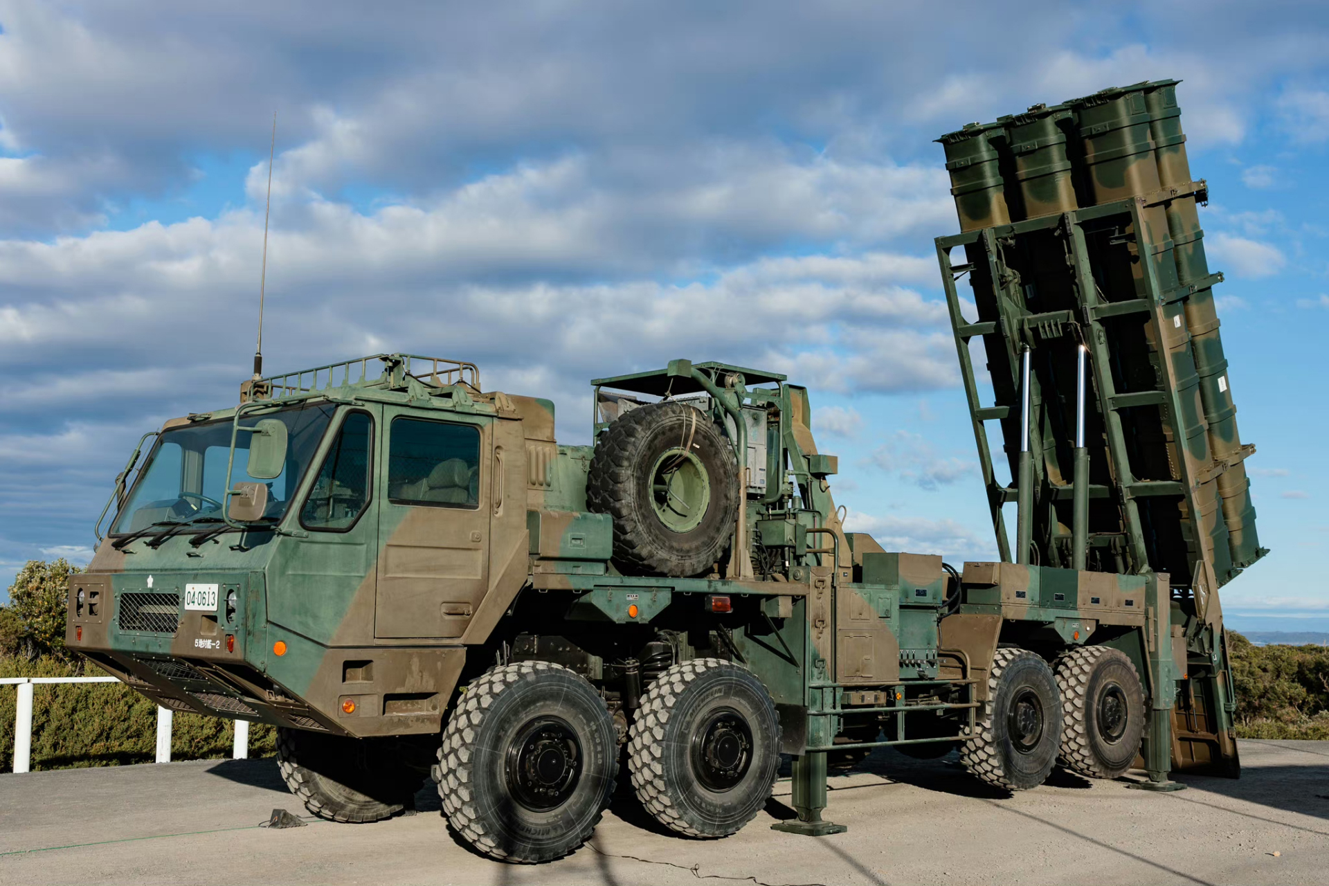 日本自卫队配装的12式岸基反舰导弹,注意,日本自卫队近几年在西南地区