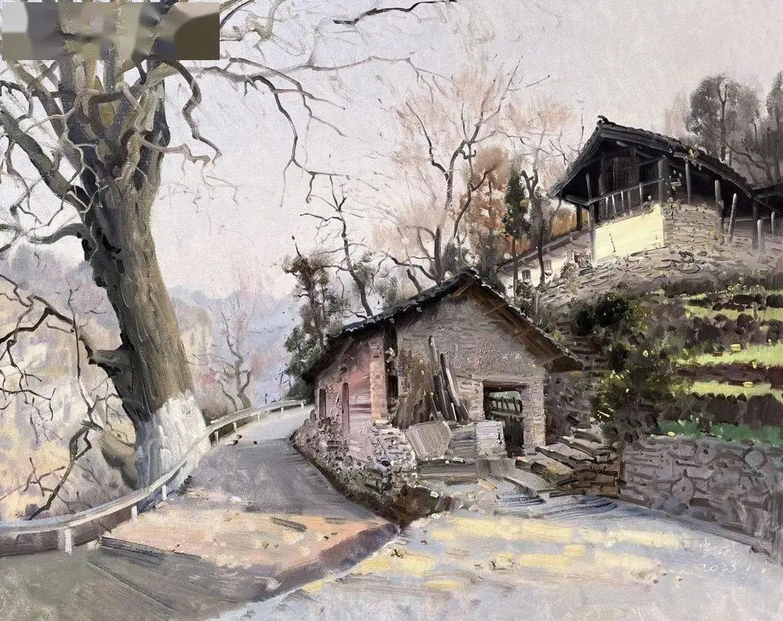 当代油画名家写生作品欣赏.